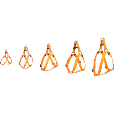 FLAMINGO HARNESS STEP&GO ZIGGI ORANGE SMALL